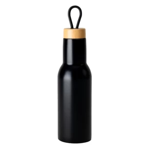 Vakuumflasche 400ml Lome - Schwarz