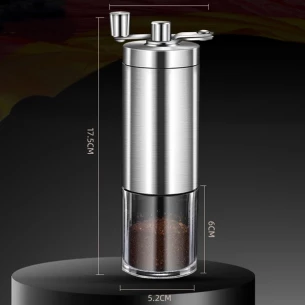 Aroma-Kaffeemühle - Silber