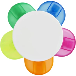 Blumen-Highlighter - Weiß