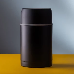 800 ml Thermo-Vakuum-Behälter - Schwarz
