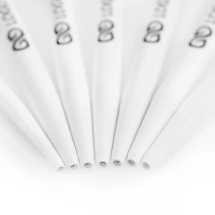 Roma Weißer Kugelschreiber - Rot