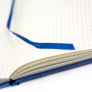 Notatnik w kratkę Asturias - Niebieski