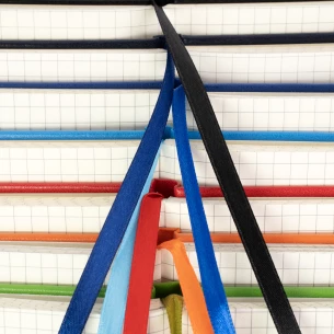 Notatnik w kratkę Asturias - Niebieski