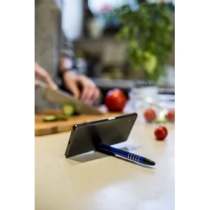 ERRAN LONG PEN - TOUCH PEN, PHONE STAND - Silber