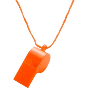 Pfeife mit Schnur - orange - Orange