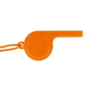Pfeife mit Schnur - orange - Orange