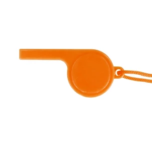 Pfeife mit Schnur - orange - Orange
