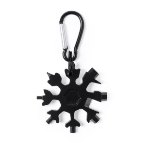 Multifunktionswerkzeug, 17 Funktionen, Karabiner - Schwarz