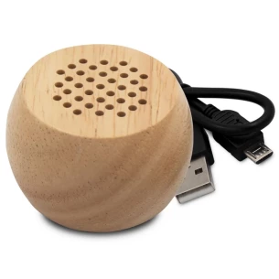 Drahtloser Lautsprecher aus Holz 3W Mae -wood