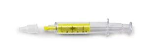 Textmarker für Spritzen - Gelb
