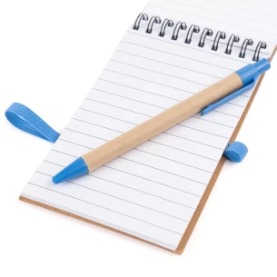Eco2 Notizblock mit Stift - Rot