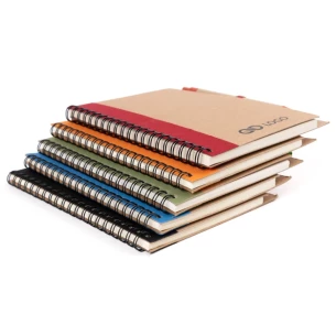 Eco3 Notizblock mit Stift - Rot