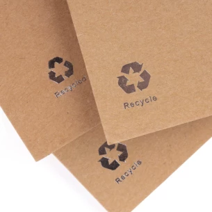 Eco3 Notizblock mit Stift - Schwarz