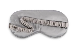 Schlafende Augenbinde VELURO - Grau