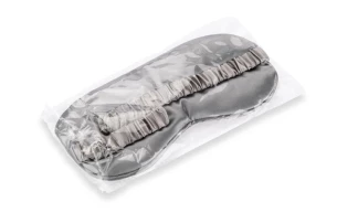 Schlafende Augenbinde VELURO - Grau