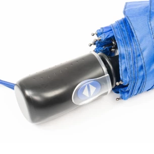 LEEDS Klappschirm, automatisch - Blau