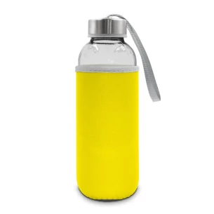 Glasflasche 420 ml Bob – gelb
