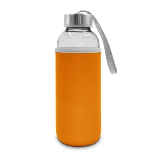 Glasflasche 420 ml Bob – orange
