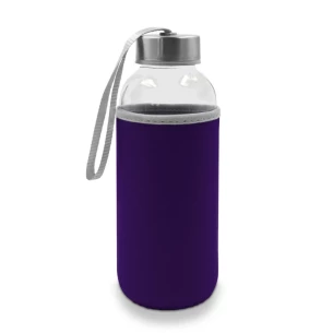 Glasflasche 420 ml Bob – violett