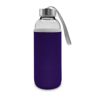 Glasflasche 420 ml Bob – violett