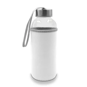 Glasflasche 420 ml Bob – weiß