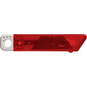 Tapetenmesser mit Sicherheitsmechanismus von Rabel – rot