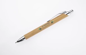 PURE-Bambus-Kugelschreiber – braun