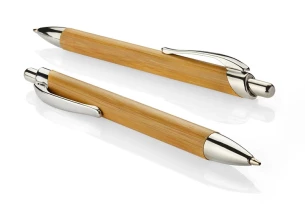 PURE-Bambus-Kugelschreiber – braun