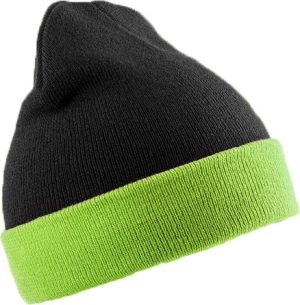 Arctos Wintermütze - Limette/Schwarz