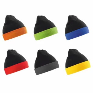 Arctos Wintermütze - Limette/Schwarz