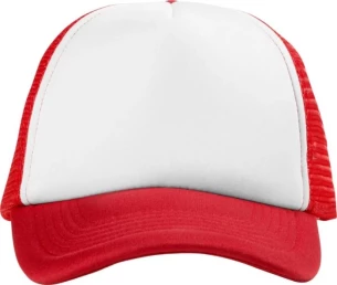 Trucker-Mütze - Rot/Weiß