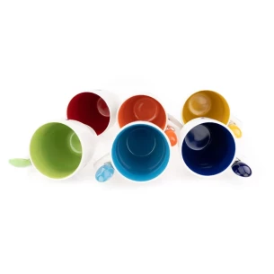 Becher mit Löffel - Spoon - Blau