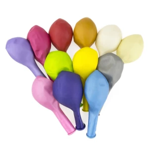 Metallisierter Ballon 30cm - Gelb