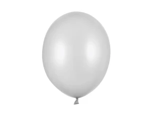 Metallisierter Ballon 30cm - Silber