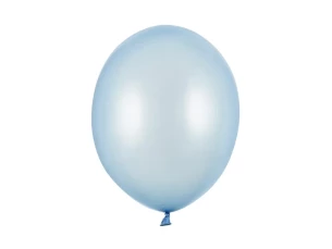 Metallisierter Ballon 30cm - Hellblau