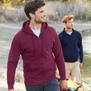 FOTL Sweatshirt mit Kapuze und Reißverschluss - Rot