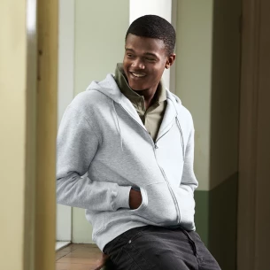 FOTL Sweatshirt mit Kapuze und Reißverschluss - Burgunderrot