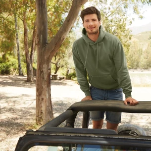 FOTL Sweatshirt mit Kapuze - Burgunderrot