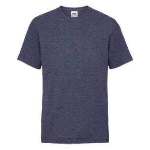 FOTL ValueWeight Kinder-T-Shirt - Marineblau Melange