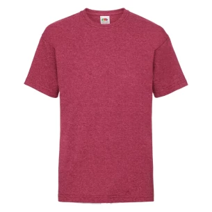 FOTL ValueWeight Kinder-T-Shirt - Rot meliert