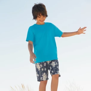 FOTL ValueWeight Kinder-T-Shirt - Rot meliert