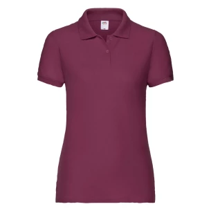 Damen-Poloshirt 65-35 - Burgunderrot