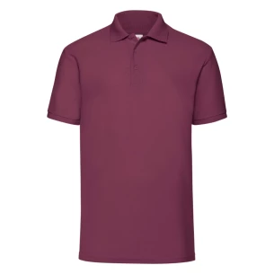 Herren-Poloshirt 65-35 - Burgunderrot