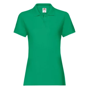 Fruit Of The Loom Premium Damen-Poloshirt - Grün