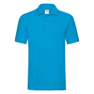Fruit Of The Loom Premium-Poloshirt - Hellblau