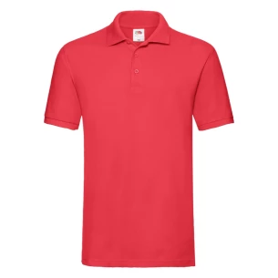Fruit Of The Loom Premium-Poloshirt - Rot