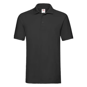 Fruit Of The Loom Premium-Poloshirt - Schwarz