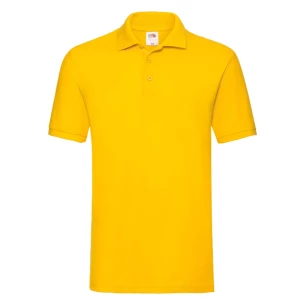 Fruit Of The Loom Premium Polo Shirt - Dunkelgelb