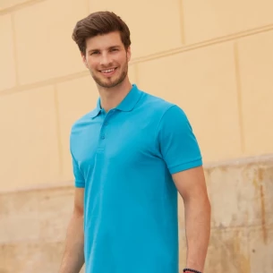 Fruit Of The Loom Premium Polo Shirt - Dunkelgelb