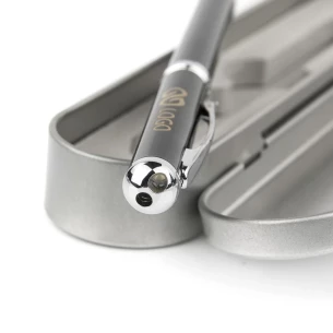 Stift im Laser-Etui - Schwarz